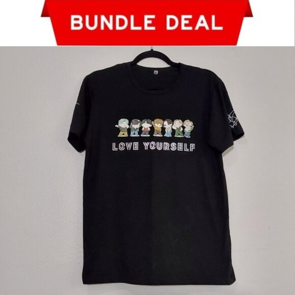 🌺 Bundle Only 🌺 BTS Love Yourself Short Sleeve T-Shirt - Medium